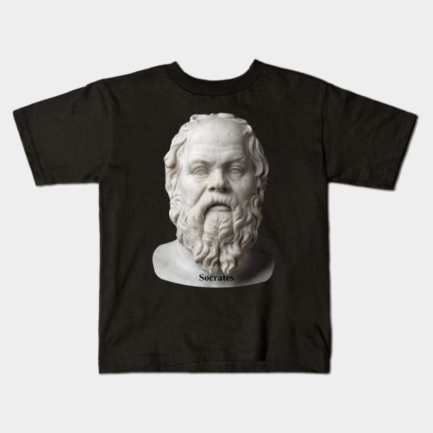 Socrates Kids T-Shirt by Volundz